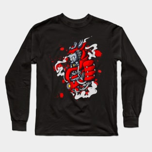 Samurai robotic body Long Sleeve T-Shirt